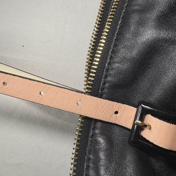 Kate Spade New York Waverly St. Drew Satchel 12x18" Black bag w/ White/Pink - Picture 14 of 14